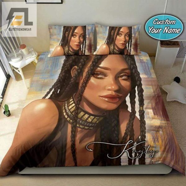 Sleep Like A Queen Custom Black Girl Duvet Sets elitetrendwear 1