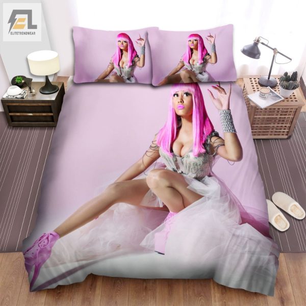 Sleep Like A Queen Nicki Minaj Pink Duvet Set Cozy Fun elitetrendwear 1