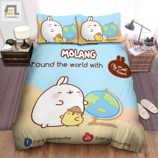 Cozy Up With Molang Episode 1 Duvet Fun Unique Bedding elitetrendwear 1