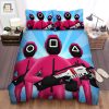 Sleep Safe Squid Game Boy Guards Duvet Set Cozy Fun elitetrendwear 1