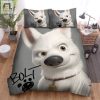 Snuggle With Bolt Quirky 2008 Poster Duvet Bedding Set elitetrendwear 1