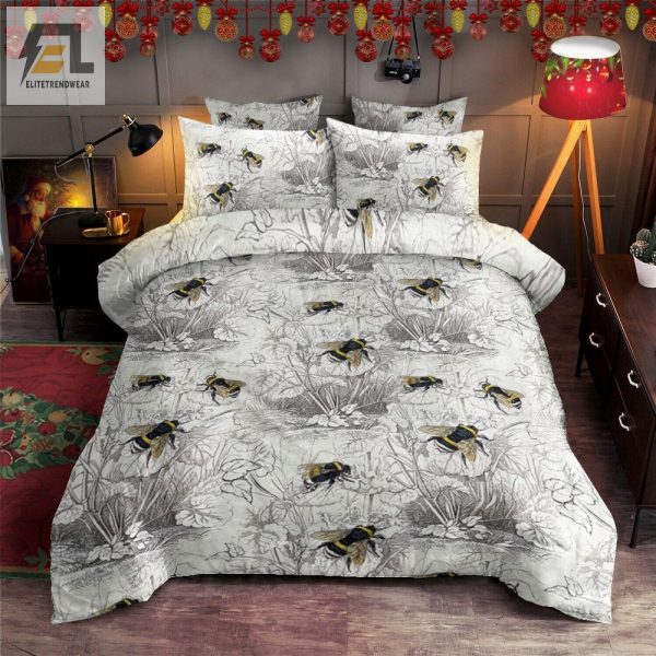 Buzzy Beauty Humble Bee Honey Duvet Sets For Sweet Dreams elitetrendwear 1