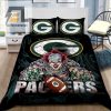 Packers Clown Duvet Funny Cozy Bedding Set For Fans elitetrendwear 1