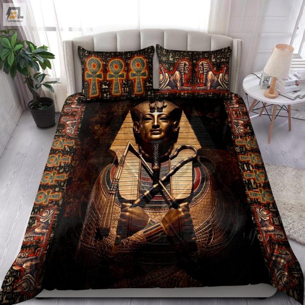 Sleep Like A Pharaoh Ancient Egyptian Duvet Set Bliss elitetrendwear 1