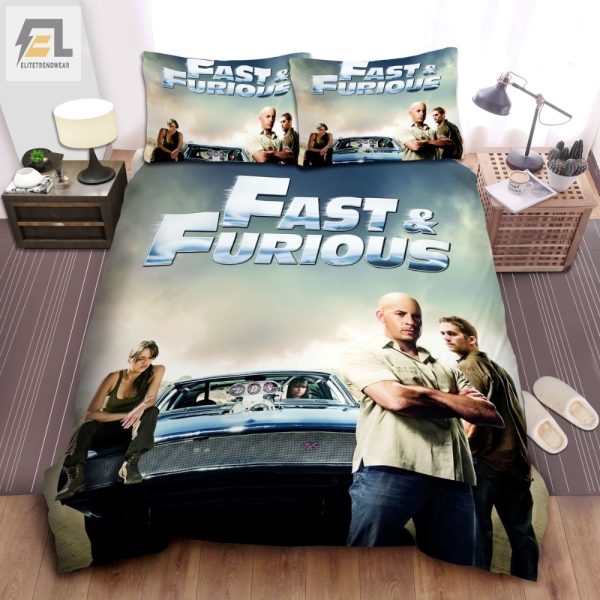 Rev Up Your Sleep Fast Furious 4 Funny Duvet Set elitetrendwear 1