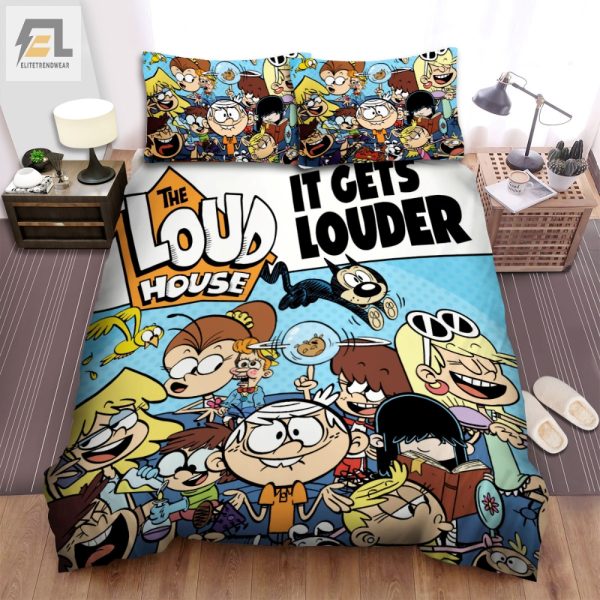 Loud House Cozy Chaos Fun Duvet Set For Loud Sleeper Fans elitetrendwear 1