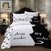 My Side Your Side Dog Duvet Fun Cozy Bedding Sets elitetrendwear 1