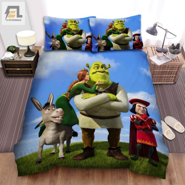 Get Cozy With Shrek 2001 Movie Duvet Cover Bedding Set elitetrendwear 1