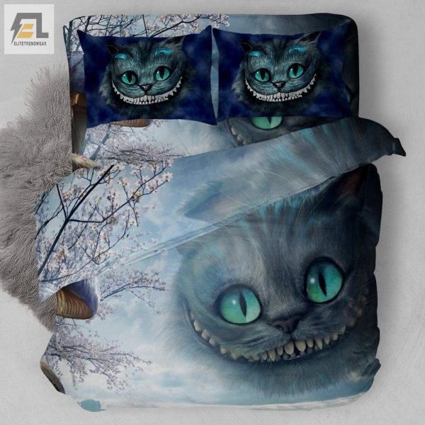 Cheshire Cat Duvet Whimsical Comfort For Wonderland Fans elitetrendwear 1