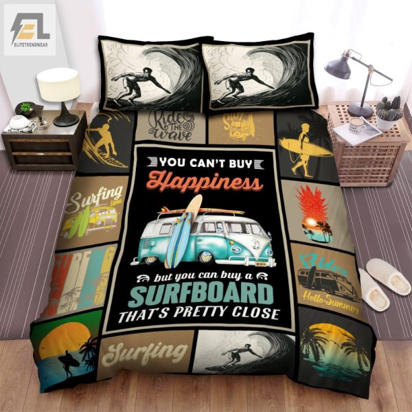 Sleep Like A Surfer Funny Surfboard Bedding Sets elitetrendwear 1