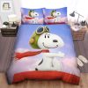 Snoozy Snoopy Pilot Duvet Fly High In Cozy Comfort elitetrendwear 1