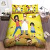 Funny Cozy Bobs Burgers Belcher Family Duvet Set elitetrendwear 1