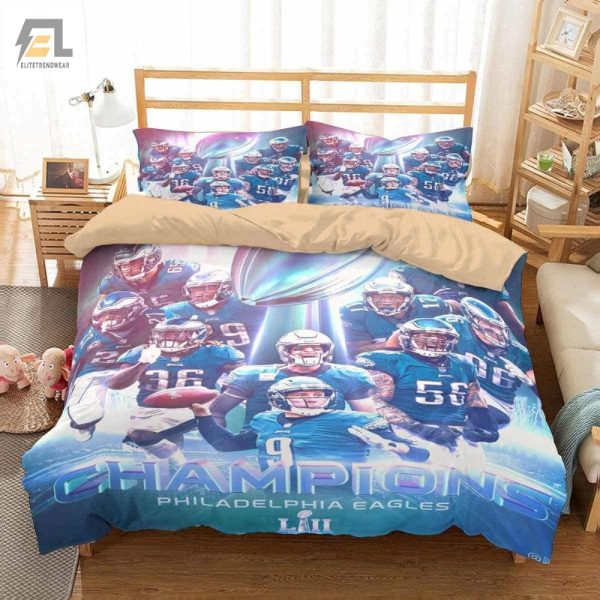 Fly In Style Hilarious 3D Eagles Bedding For Super Fans elitetrendwear 1