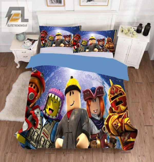 Sleep Like A Gaming Pro Roblox 3D Kids Bedding Set Lol elitetrendwear 1