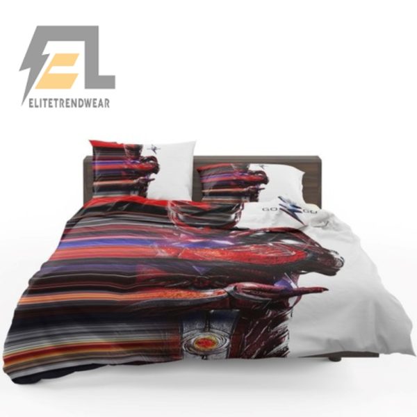 Snooze Like A Superhero Red Ranger Duvet Sets elitetrendwear 1