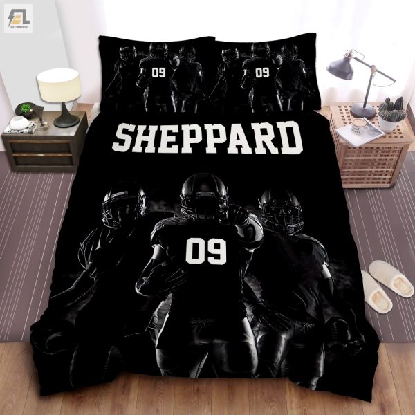 Sleep Like A Linebacker With Custom Name Football Duvet elitetrendwear 1