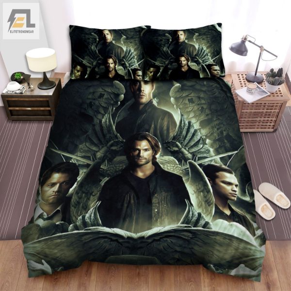 Snuggle With Winchester Bros Funny Supernatural Bedding Set elitetrendwear 1