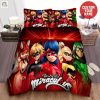 Sleep Heroic Funny Custom Ladybug Cat Noir Bedding Set elitetrendwear 1