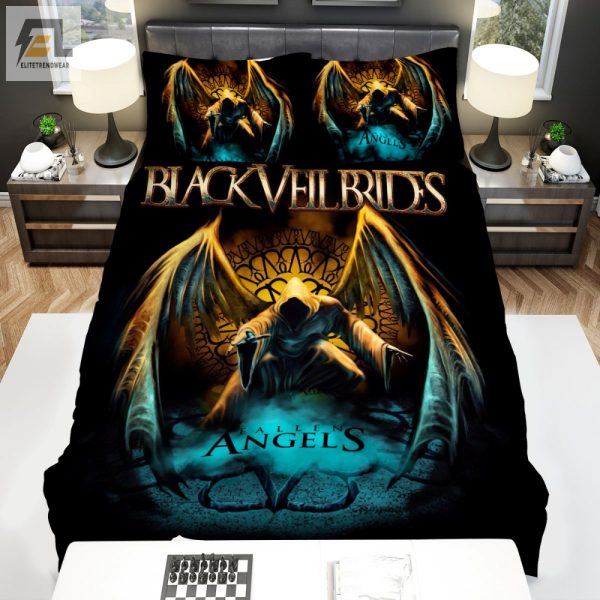 Rock In Bed With Bvb Hilarious Fallen Angels Duvet Set elitetrendwear 1