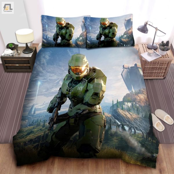 Sleep Like A Spartan Halo Infinite Warrior Bedding Set elitetrendwear 1