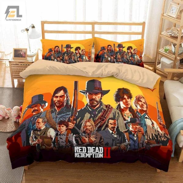 Dream In The Wild West Quirky Rdr2 Custom Duvet Sets elitetrendwear 1