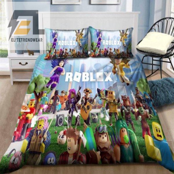 Sleep Like A Progamer Roblox Duvet Cover Bedding Set elitetrendwear 1