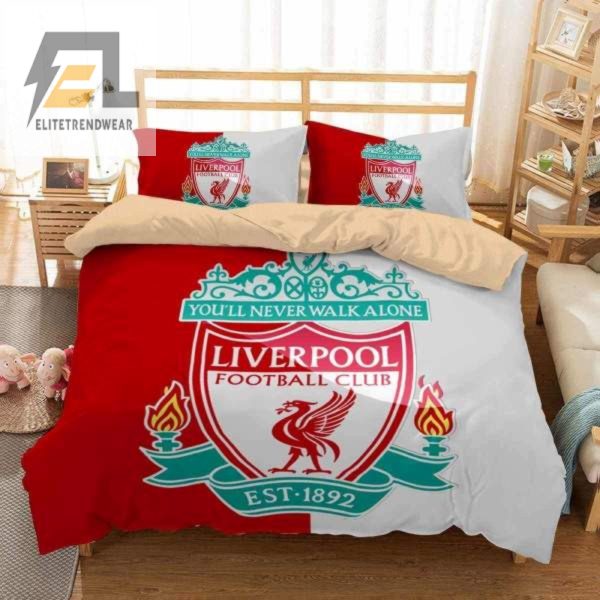 Dream Offside In Style 3D Liverpool Fc Logo Bedding Set elitetrendwear 1