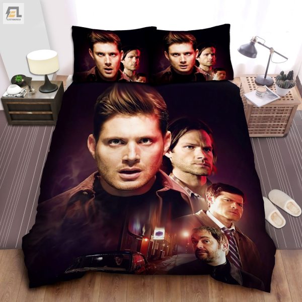 Cozy Up With Supernatural S15 Characters Funny Duvet Set elitetrendwear 1