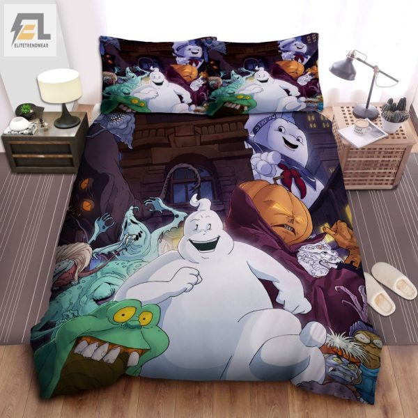 Sleep With Spooks Ghostbusters Cartoon Bedding Set elitetrendwear 1