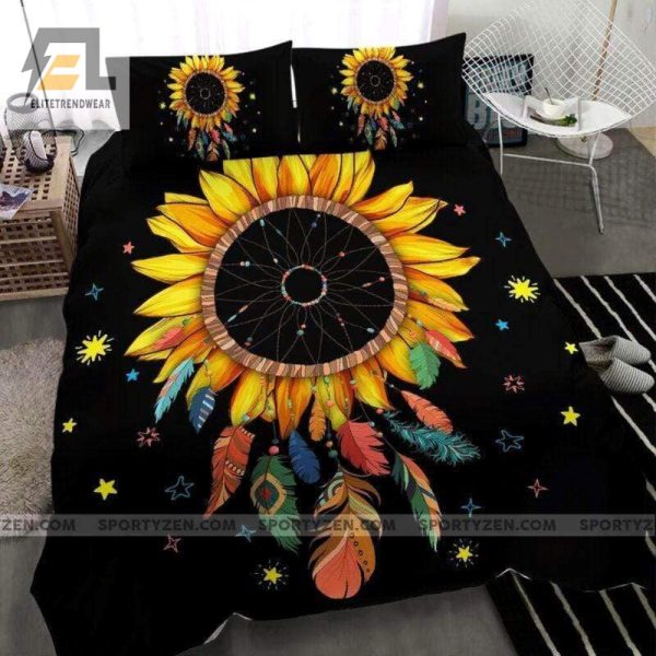 Catch Sweet Dreams With Our Sunflower Duvet Cover Set elitetrendwear 1