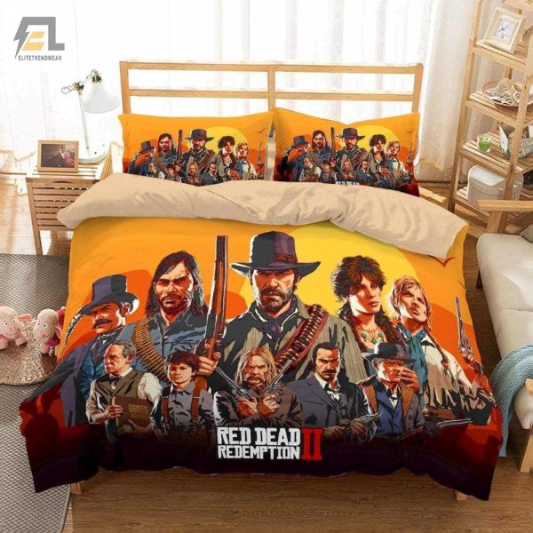 Dream Wild West Quirky Custom Rdr2 Duvet Bedding Set elitetrendwear 1