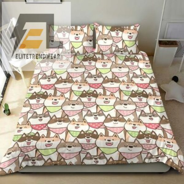 Snooze In Style Shiba Inu Duvet Cozy Canine Comfort elitetrendwear 1