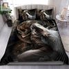 Quirky Skull Couple Duvet Set Cozy Comically Cool Bedding elitetrendwear 1