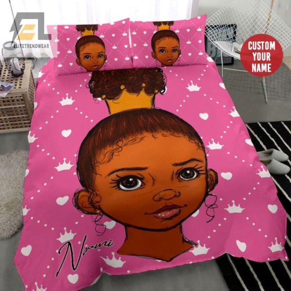 Queen Baby Funny Customized Black Girl Duvet Cover Set elitetrendwear 1