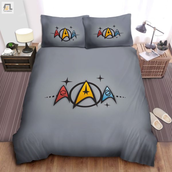 Beam Up Comfort Starfleet Logo Bedding Sets For Trekkies elitetrendwear 1