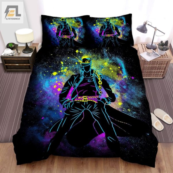 Snuggle With Jotaro Quirky Anime Duvet Cover Sets Galore elitetrendwear 1