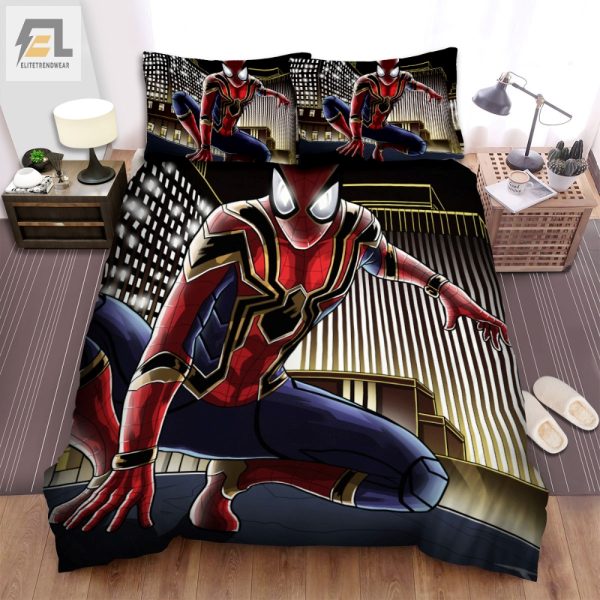 Sleep Like A Superhero Iron Spider Bedding Set Silliness elitetrendwear 1