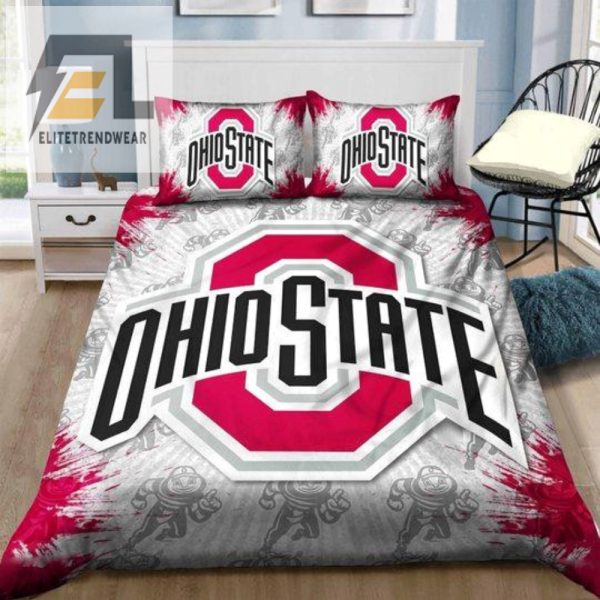 Dream In Scarlet Funny Ohio State Buckeyes Bedding Bliss elitetrendwear 1