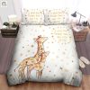 Sleep Tall Giraffe Stars Duvet Comfy Unique Bedding Set elitetrendwear 1