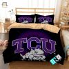 Sleep Like A Horned Frog Funny Tcu Bedding For Champs elitetrendwear 1