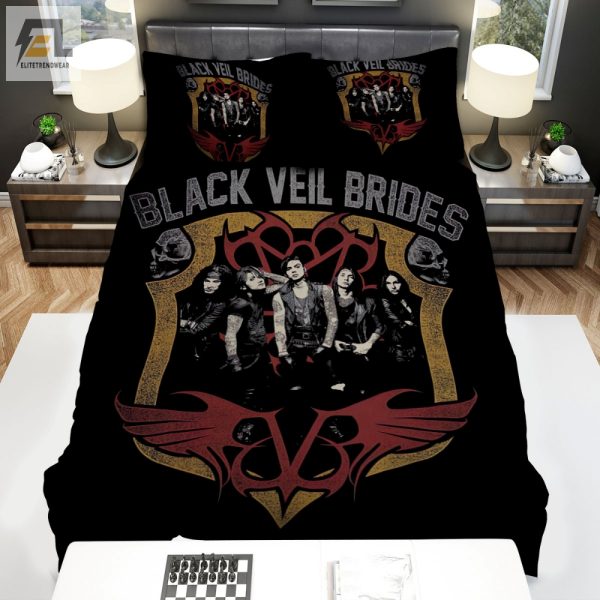 Dream With Black Veil Brides Cozy Rockin Bedding Sets elitetrendwear 1