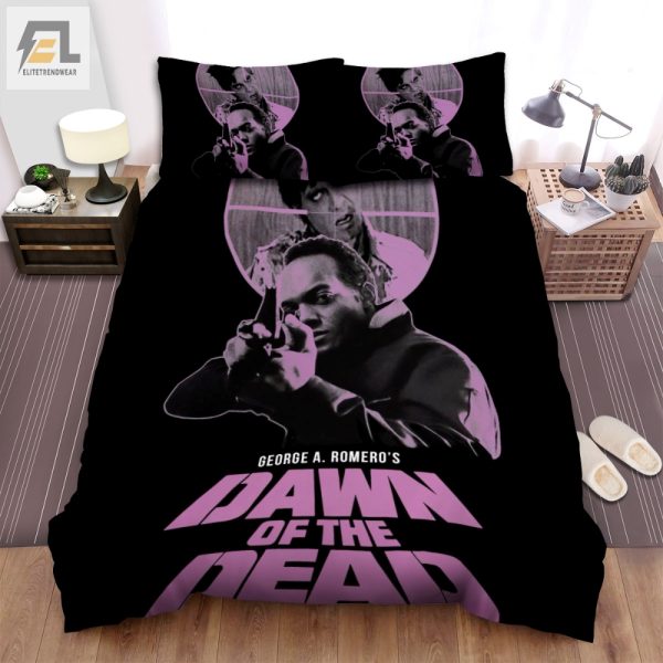 Sleep With The Zombies Comfy Dawn Of The Dead Duvet Set elitetrendwear 1