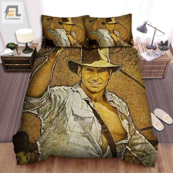 Raiders Rest Comfy Comical Indiana Jones Duvet Set elitetrendwear 1