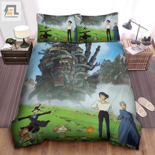 Magical Howls Moving Castle Duvet Cozy Comically Unique elitetrendwear 1