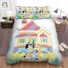 Snuggle With Bluey Hilarious Heelers Duvet Cover Set elitetrendwear 1