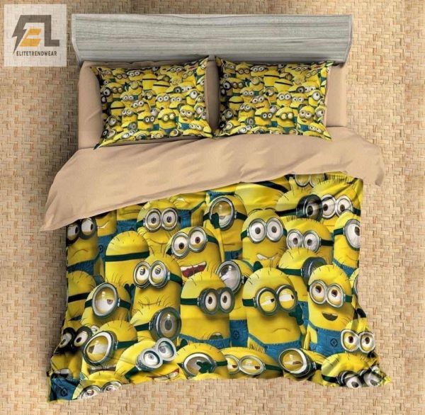 Sleep Like A Minion Cozy 3D Bedding Sets For Your Bedroom elitetrendwear 1