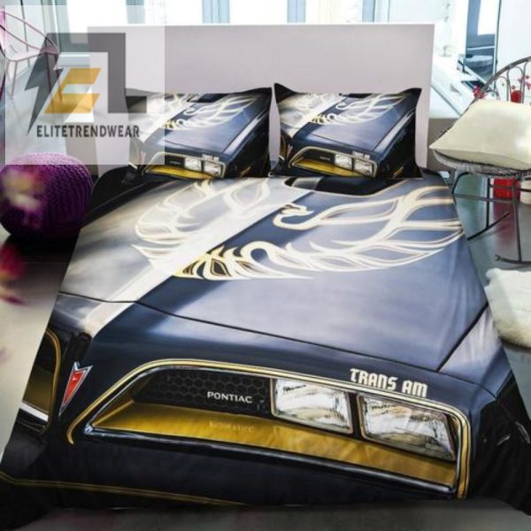 Sleep Like A Bandit Comfy 3D Trans Am Duvet Cover Set elitetrendwear 1