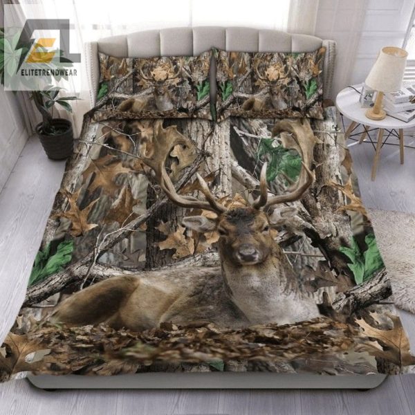 Get Deerious Sleep Hilarious Camo Duvet Cover Sets elitetrendwear 1