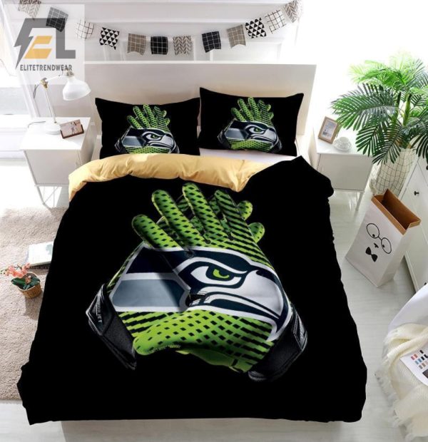 Sleep Like A Champ 3D Seahawks Duvet Set Comfort Fun elitetrendwear 1