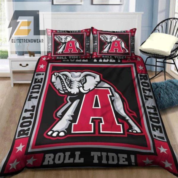 Sleep Like A Tide Fan Hilarious Crimson Tide Bedding Set elitetrendwear 1